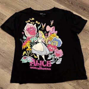 Disney Alice in Wonderland Black T-Shirt